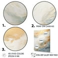 thumbnail image 3 of Designart "Amber And Azure Serene Shoreline III" Beach Floater Framed Canvas Prints, 3 of 5