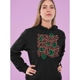 thumbnail image 3 of Vibrant Graphic Smile Hoodie Women's, 3 of 4