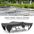 thumbnail image 2 of Housse de Table de Ping-Pong Imperméable Housse de Tennis Protection Extérieure Intérieure Anti-UV Anti-Poussière Housse de Table de Ping-Pong, 1 * Housse de Table de Tennis, Noir, 2 of 8