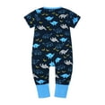 thumbnail image 3 of MYGBCPJS Baby Infant 2-Pack Zipper Romper Toddler Boys Girls Short Sleeve Cotton Playsuit 2 Way Zip Jumpsuit Sleep and Play One-piece Pajamas (3-36 Months), 3 of 6