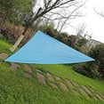 thumbnail image 5 of 9.84 x 9.84 x 9.84 FT Sun Shade Sail Waterproof Right Triangle Canopy Shade Cloth, 95% UV Block Tarp Outdoor Patio Cover for Garden Backyard Deck Awning(Sky Blue), 5 of 7