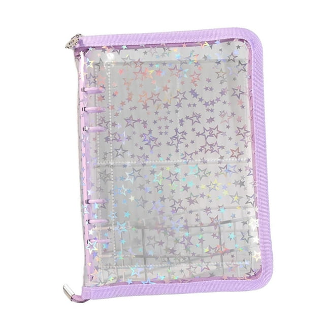 Libro de almacenamiento de joyas Organizador de joyas de viaje Bolsa reutilizable portátil para coleccionar Púrpura