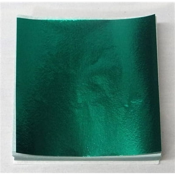 Candy Molds N More 3 x 3 inch Dark Green Confectionery Foil Wrappers, 500 Sheets