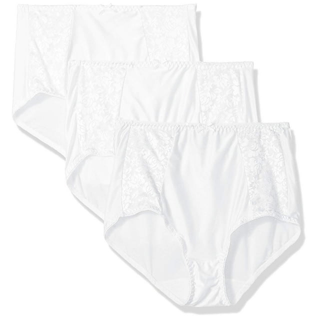 Bali Culottes Double Support pour Femmes Lot de 3, 6, Blanc