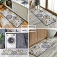 thumbnail image 6 of Beige Ethnic Mandala Pattern Kitchen Rug Mat,Kitchen Runner Rugs Non Skid Washable,Decorative Kitchen Floor Mats for Kitchen,Sink,Laundry,17"x47.2", 6 of 7