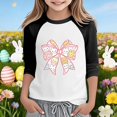 thumbnail image 2 of Jamsmile Toddlers Girls T-Shirts Spring Easter Day Bunny Print Long Sleeve T Shirts Cute Holiday Graphic Tee Shirts Soft Tops, 2 of 4