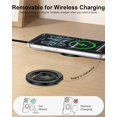 thumbnail image 4 of ABDFHE-Phone Grip Holder Dual-Sided Magnetic Finger Ring Adjustable Kickstand Loop for iPhone 17/16 Pro Max/15 Plus/14 Pro/13 Mini/12, Samsung, Magnet Phone Stand Grip Compatible with Mag Car Mounts, 4 of 4