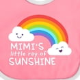 thumbnail image 4 of Inktastic Mimi's Little Ray of Sunshine Boys or Girls Baby Bib, 4 of 4