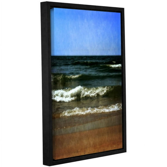 ArtWall Kevin Calkins "Summer Waves" Gallery-Wrapped Floater-Framed Canvas