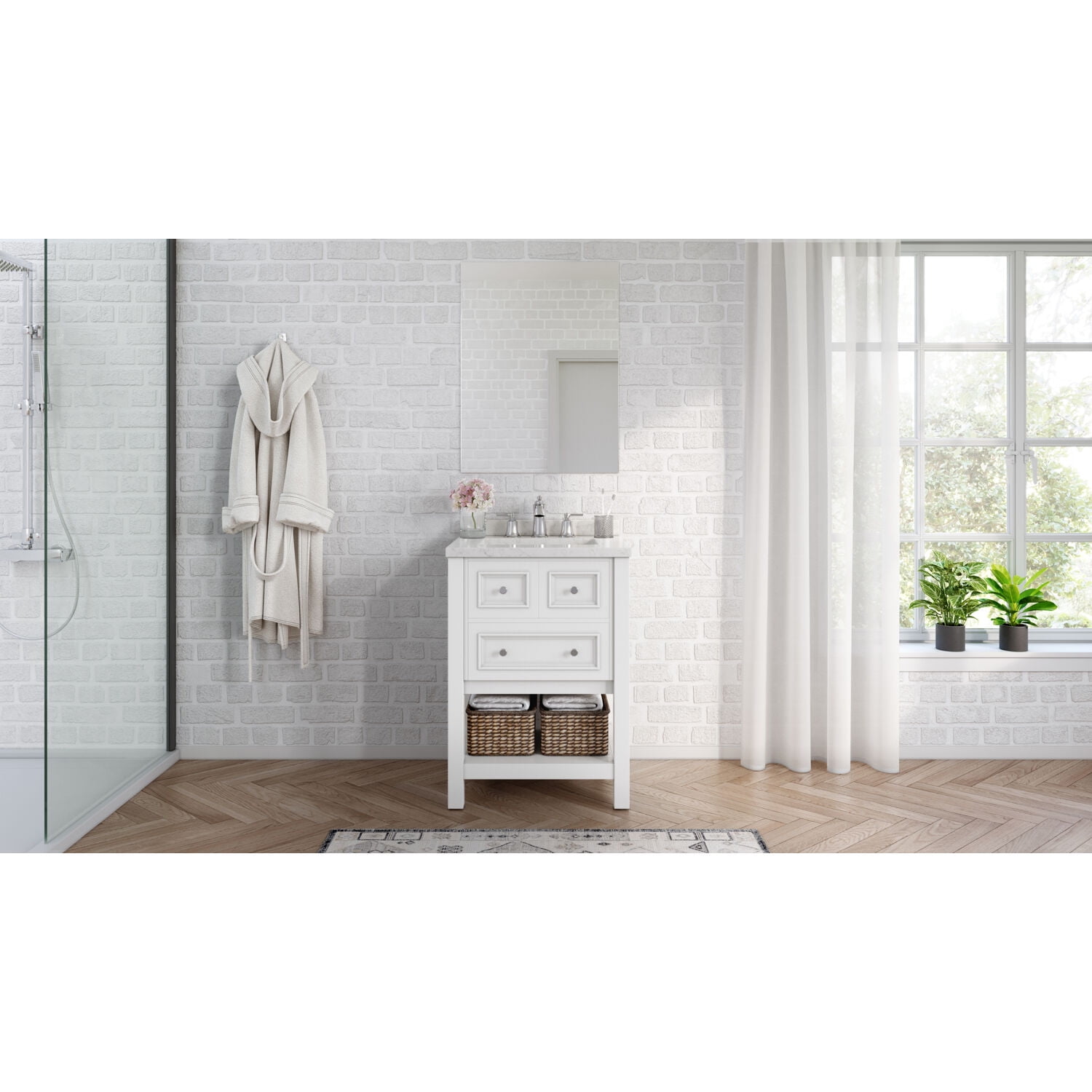 新品☆LOUISVDITTON Hanover Tremont 36'' Vanity Cabinet with Sink Combo for