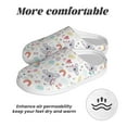 thumbnail image 6 of Fotbe Cute Koala Pattern Women's Fuzzy Curly Fur Memory Foam Loafer Slippers Indoor Outdoor Slippers Winter Home Shoes-42/43, 6 of 7