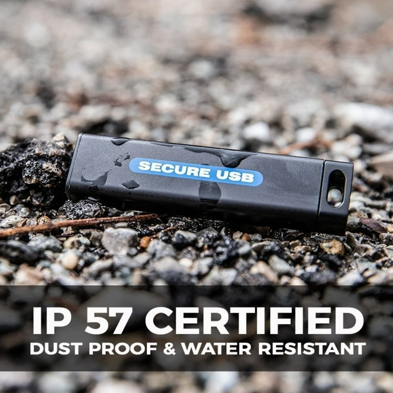 SecureUSB KP 64GB - Authentification par code PIN - FIPS 140-2 niveau 3 validé