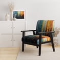 thumbnail image 2 of Designart "Bold Breeziness Colorful Mid Century Elegance I" Multi-Color Mid-century Upholstered Accent Chair - Mid-Century Modern Arm Chair For Living Room, 2 of 5