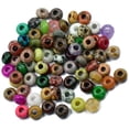 thumbnail image 2 of 6pcs Mixed Gemstone Big Hole Rondelle European Loose Beads Fit Bracelet Charms, 2 of 8