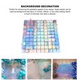 thumbnail image 4 of Sequin Wall Panel, Dustproof Mirrors Mosaic Panel Square  for Home, 4 of 7