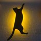 thumbnail image 4 of Luz de sonido con control de luz creativa, lámpara de silueta de noche, luz de proyección de animales LED, lámpara de pared para decoración de dormitorio, A,9,11 Feliz Sencillez, 4 of 5