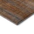 thumbnail image 4 of Addison Rugs Mayfield Washable Transitional Striped Paprika Rectangle Rug, 1'8" x 2'6", 4 of 5
