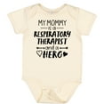 thumbnail image 3 of Inktastic My Mommy is a Respiratory Therapist and a Hero Boys or Girls Baby Bodysuit, 3 of 5