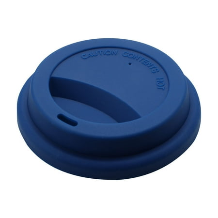 Clover Coffee - Family Silicone Round Shaped Resuable Sealed Mug Lid Coffee Cup Cover Dark Blue