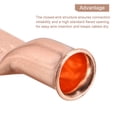 thumbnail image 5 of Uxcell Battery Cable Ends 0.33 Inch 4 AWG Ring Terminals Bare Copper Eyelet 15 Pcs, 5 of 5