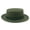 Army Green, variant on Unisex Men Women Wide Brim Woolen Pork Pie Hat Round Flat Top Cap
