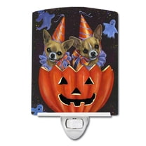 Caroline's Treasures PPP3070CNL Chihuahua Halloweenies Ceramic Night Light, 6x4x3", multicolor