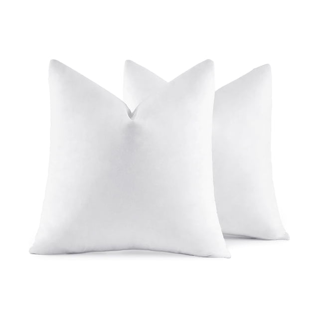 Insertos de almohada MIULEE, 24 x 24 euros, juego de 2 plumas de plumón