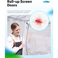 thumbnail image 6 of Quictent 12x8 FT Portable Walk-in Greenhouse - Instant Setup, Ideal for Outdoor Gardening, Pop-up Garden Canopy Design, 2 Front Screen Doors, 4 Large Screen Windows, White, 6 of 8