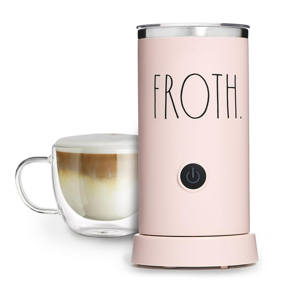 Rae Dunn - Mousseur à Lait Électrique - Élégant Cuiseur Vapeur Automatique, Chauffe-Lait, Machine à Mousser Chaud et Froid pour Café, Latte, Cappuccino, Macchiato
