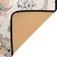 thumbnail image 3 of Ryvnso Geometric Dinosaur Cartoon Area Rug Floor Mats Non-Slip Home Carpet 80 x 58 inch, 3 of 7