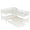White, variant on New Twin L-Shaped Bunk bed with Trundle-White{