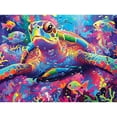 thumbnail image 2 of Bits and Pieces Jigsaw Puzzle Turtle Magic Colorful Ocean Turtle Adults 500 Piece 18" x 24", 2 of 9