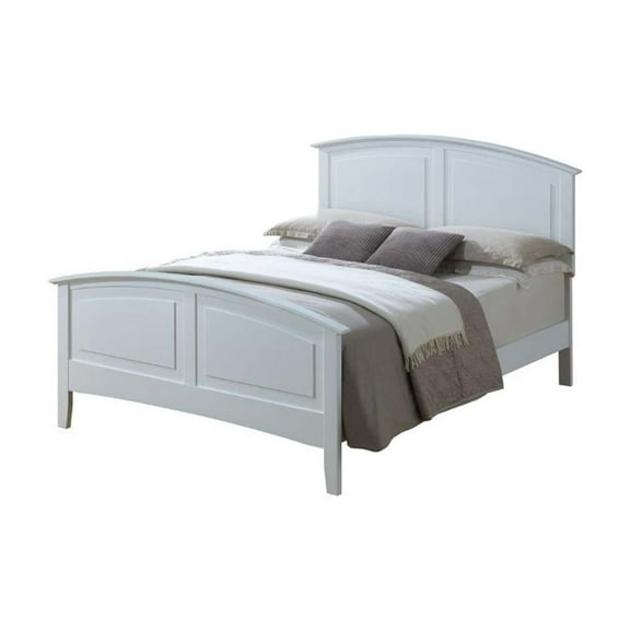 Glory Furniture Hammond Full Panel Bed in White