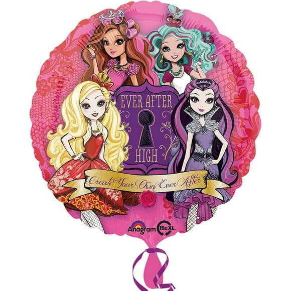 Ever After High Floral Foil Balloon
