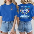 thumbnail image 2 of CHENge Autism Awareness Shirt Women Autism Acceptance Wear Blue ASD ADHD Tshirt Inspirational Teacher Inclusion Gift Tee Top, 2 of 5