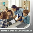 thumbnail image 6 of Tutuviw 6Pcs Black File Folders with Pockets and Business Card Slot Heavy Duty Plastic Folders Durable Folders with Pockets Office Filing Cabinet Folders Home, 6 of 7