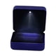 thumbnail image 2 of Caja de regalo de joyería cuadrada de lujo kusrkot para propuesta compromiso boda Azul, 2 of 8
