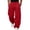 Red, variant on Leidass Men's Baggy Sweatpants Fleece Wide Leg Lounge Sweat Pants Drawstring Waist Jogging Pants with Pockets Black L