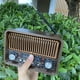thumbnail image 5 of 2X Radio Portátil FM AM SW Radio Vintage Altavoz Inalámbrico Bluetooth con Linterna LED Soporte para Tarjeta TF Disco U AUX, 5 of 5