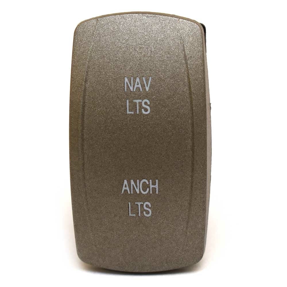 Carling On/Off/On Contura V Boat Rocker Switch | NAV/ANCH LTS 4 Spade