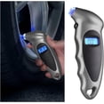 thumbnail image 1 of Yazoeia Manomètre Numérique de Pression des Pneus, 150 PSI 4 Réglages pour Auto Camion Bicyclette, Outil Précis de Pression des Pneus avec Écran LCD Rétroéclairé et Prise Antidérapante, Accessoires Universels pour Voiture pour la Vérification de Pression CJC912-115896, 1 of 6