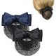 thumbnail image 1 of 2pcs Bowknot Hair Clip Hairnet Hairnets para Bun Bowknot Hair Clip Hair Nets, 1 of 5