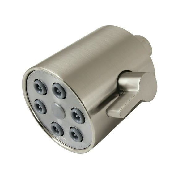 Kingston K238A8 Shower Scape 3-Inch Round Jet Spray Brass Shower Head in Brushed Nickel