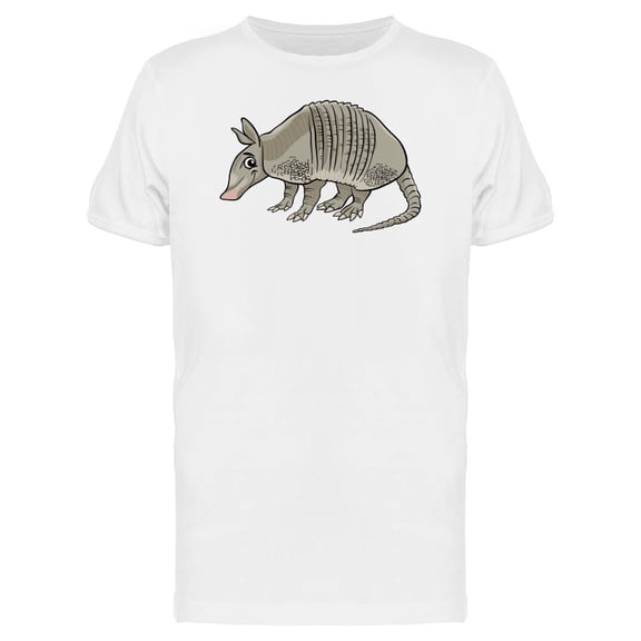 Happy Armadillo Cartoon Tee Men's -Image by Shutterstock