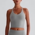 thumbnail image 4 of PISONIC Womens Workout Sets Two Piece Y Back Tank Top Matching High Waist Leggings Sets Gym Work Out Clothes, 4 of 5