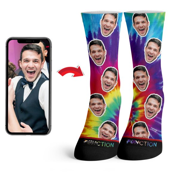 Function - Custom Face Tie Dye Socks