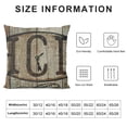 thumbnail image 5 of YINGXI  Decorative Throw Pillow Cover  Wooden Plank Porch Sweet Porch Cushion Case Square Shape  22x22in, 5 of 5