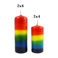 thumbnail image 3 of Rainbow Pillar Candle - Sets, 3 of 3