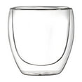 thumbnail image 2 of Tazas de vidrio de doble pared para beber, tazas de té transparentes de vidrio de borosilicato alto, tazas de café expreso para, 2 of 9