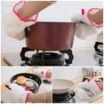 thumbnail image 4 of Chemical Resistant Nitrile Rubber Gloves - Flock Lined, Silicone-Free, FDA Compliant, 14-Inch Long, Size Large, 4 of 9